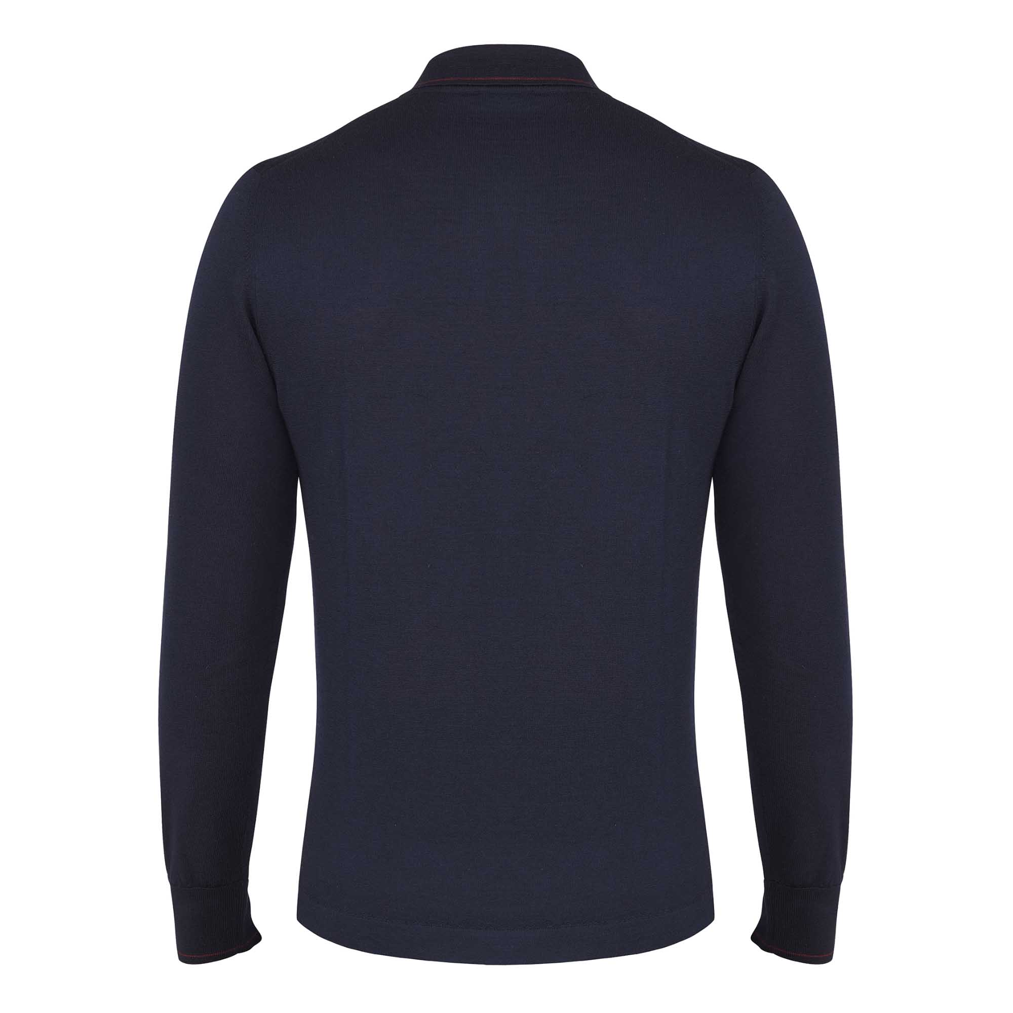 D.S. Merino Wool Pullover for Cycling, Navy | Shop Now